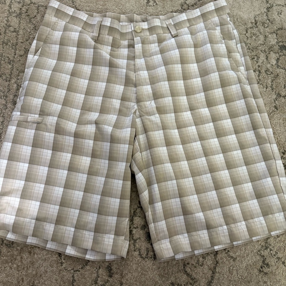 Grand Slam Performance Golf Shorts Mens Size 42 Black Flat Front Chino NWT! $50